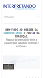 Mobile Screenshot of interpretando.com.br