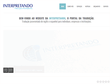 Tablet Screenshot of interpretando.com.br